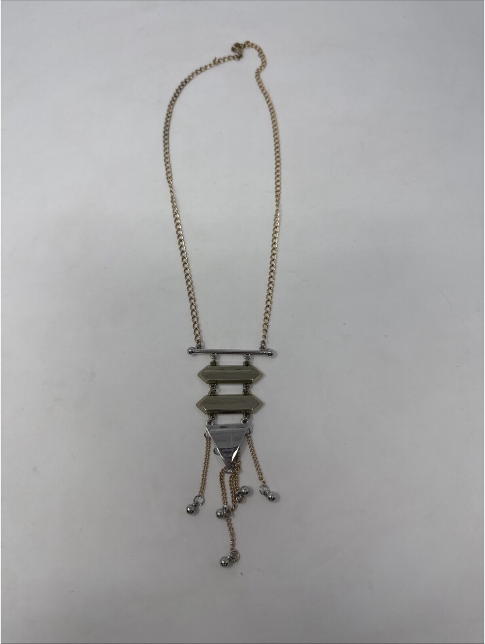Vintage Necklace Gold And Silver Color